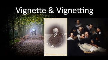 VIGNETTES.   How to enhance your photographs, with lessons from 150 year old photos/paintings