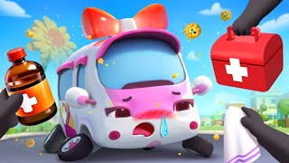 🤧 Sneezing Outburst! | Super Ambulance Song🚑| Monster Truck | Kids Songs | BabyBus - Cars World