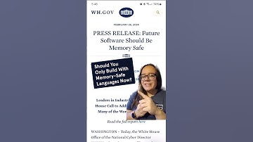 Do developers need to use memory-safe programming languages now? 🔐