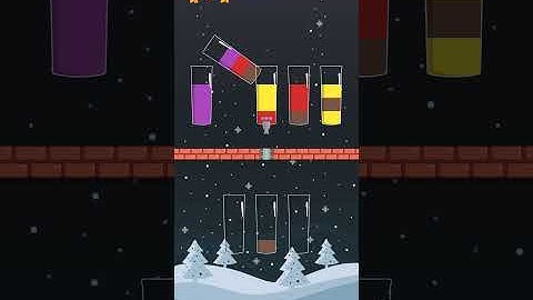 Cups game - water sort puzzle | level 84 | ⭐⭐⭐