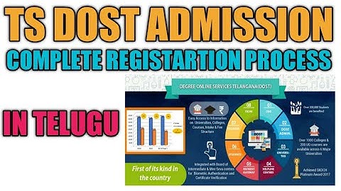 TS Dost 2020-21 Complete Registration Process |TS Degree Admission Process In Telugu|Dost 2020|