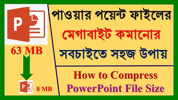 How to Compress PowerPoint File Size