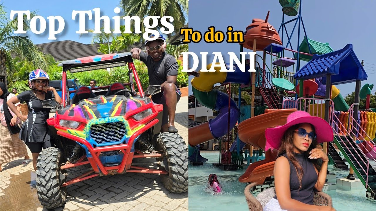 TOP Things( Under 5000Ksh) to do in DIANI kenya 🇰🇪 || Diani Splash Kids| Kongo River Sunset Cruise