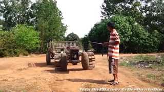 Tractor remote control made by VietNam farmer