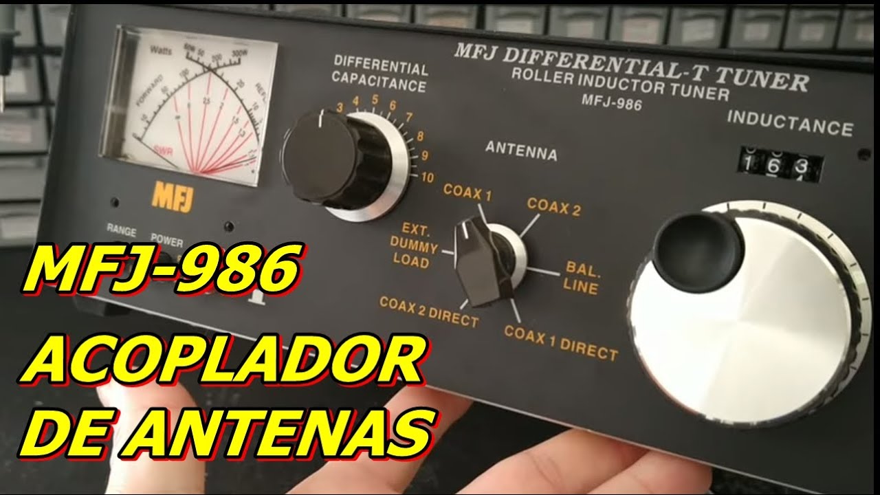 MFJ 986 Antenna Coupler Revision - YouTube