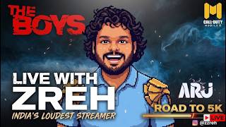Late Night Sweat? India's loudest streamer? Road to 4869 subs! Call of duty Mobile