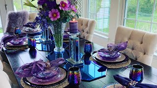 NEW* HOW TO DECORATE GLAMOROUS MOTHERS DAY TABLESCAPE | RAINBOW FUSION | GLAMOUR ELLEN #GLAM