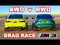 BMW M3 xDrive vs RWD: DRAG RACE