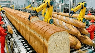 How Bread Is Made in Mega Factories | World’s Largest Bread Production Line