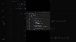 Simple E-Commerce Website Using HTML & CSS | Beginner Web Development Project
