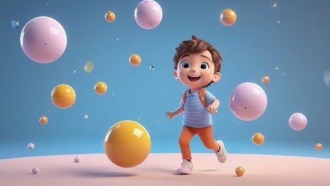 Four Bouncy Balls Go Big and Small | Fun Size and Movement Song for Kids | Learn Big and Small