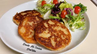 TORTITAS DE PAPA -super facil - * sin desbaratarse *|| DESDE MI COCINA by Lizzy