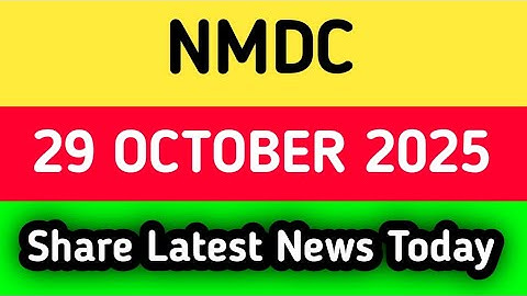 nmdc share news tomorrow || nmdc share news latest news today