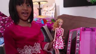 unboxing lemari barbie cantik