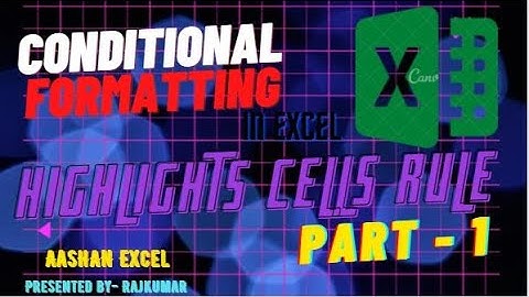 Conditional Formatting in MS Excel ||Excel In Hindi|| Basic Excel Part 1