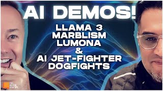 AI Demos and News: Llama 3, Marblism, Lumona & AI JetFighter Dogfights | E1936