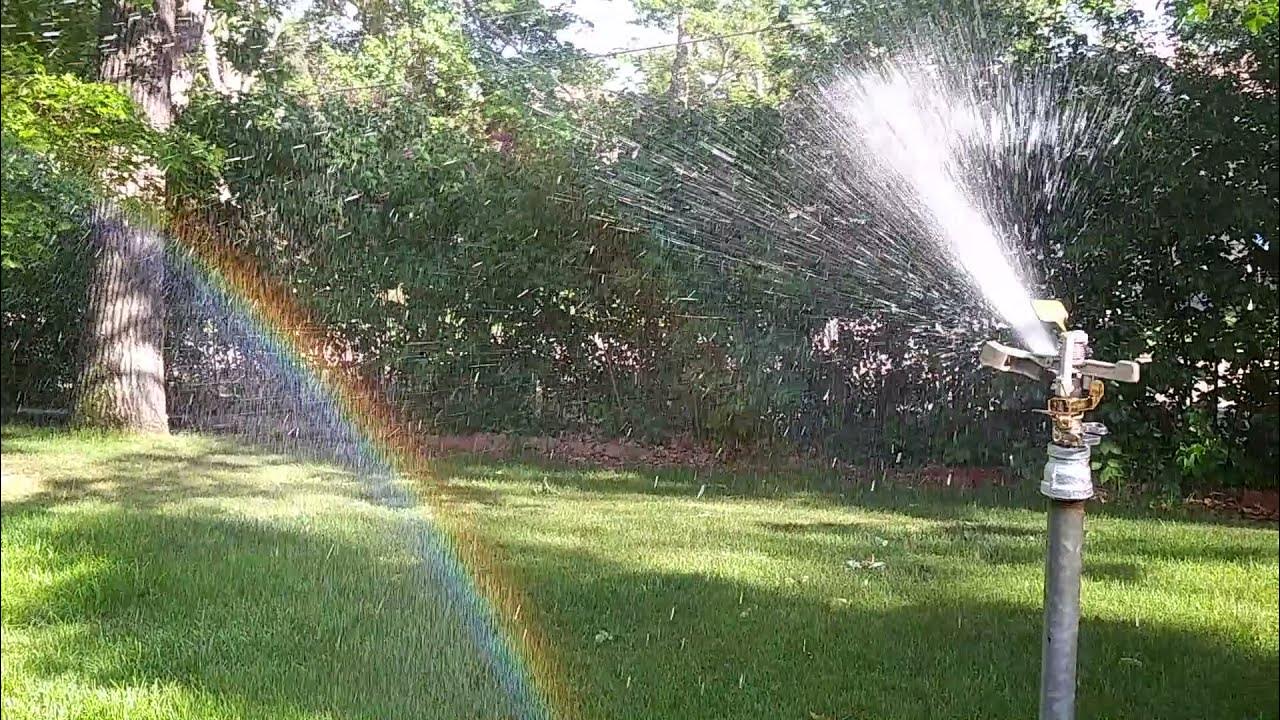 sprinkler rainbow YouTube