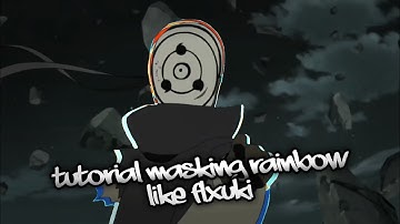 TUTORIAL MASKING RAINBOW LIKE FLXUKI - Alight Motion