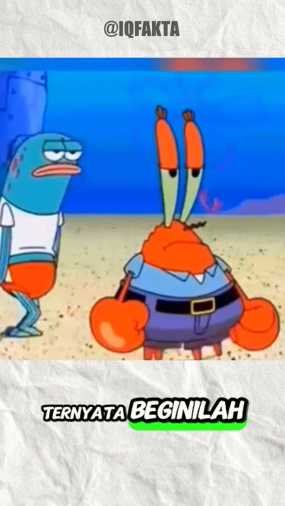 TERNYATA SUARA LANGKAH TUAN CRAB DAN SQUIDWARD โ๏ธ