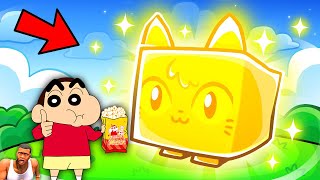 SHINCHAN BECAME BILLIONAIRE PET in ROBLOX | Pet Simulator X gameplay hindi shinchan franklin chop