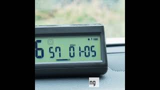 RCW-S10 Dashboard Clock with Wireless Temperature Display