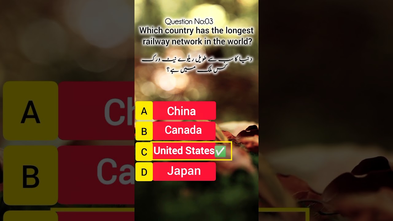 General Knowledge Questions and Answers | Important General Knowledge mcqs