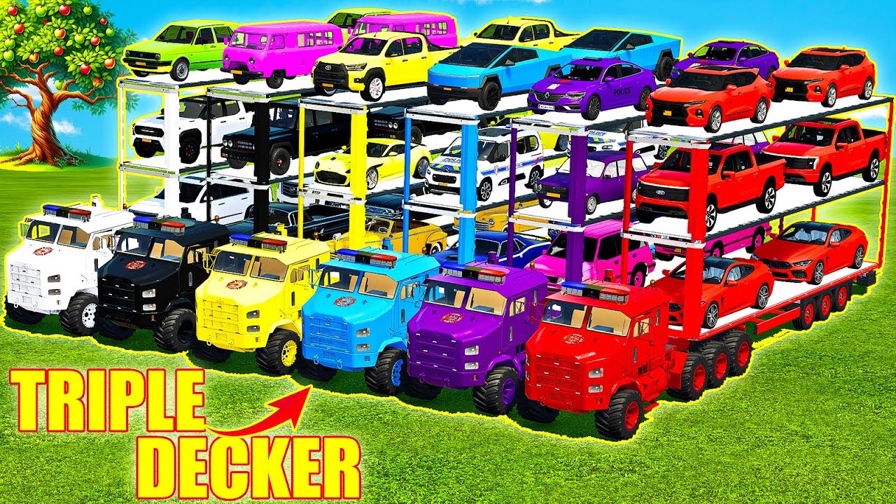 Mega Transport FAIL? Triple-Decker Oversize Load Challenge! Farming Simulator 22 FS 25