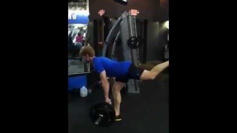 Jason Cholewa Single Leg Rumanian Deadlift Left