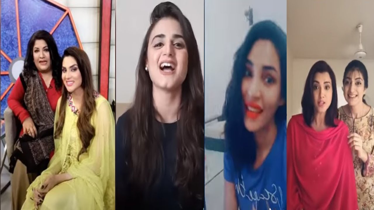 Pakistani Actress Funny Videos on tiktok 