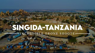 Drone shoots Singida Town - lake singida, uwanja wa Namfua - stadium (drone video za mji wa singida)