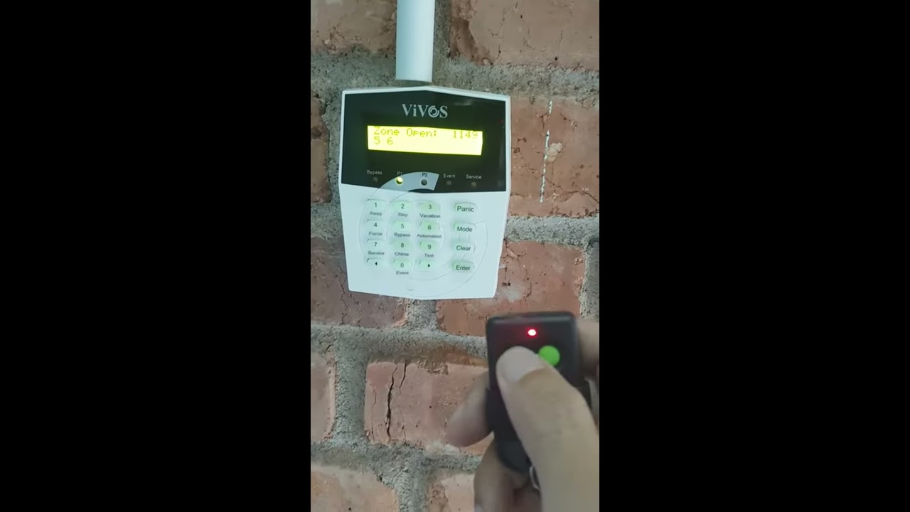 VIVOS Alarm System (Emergency *Panic Button, Remote Control)