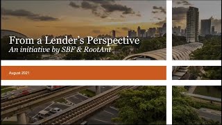 'Accelerated Financing Webinar Series - From a Lender's Perspective'