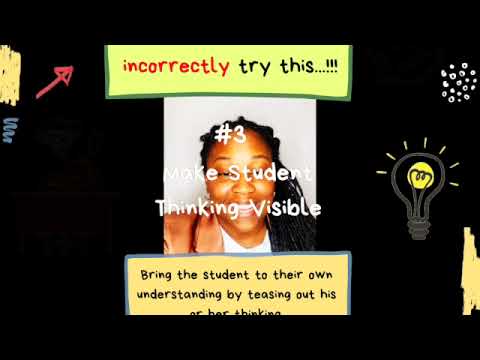 Try this when.... A STUDENT ANSWERS INCORRECTLY - youtube