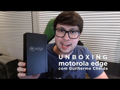 #hellomoto | Unboxing motorola edge com Guilherme Cheida