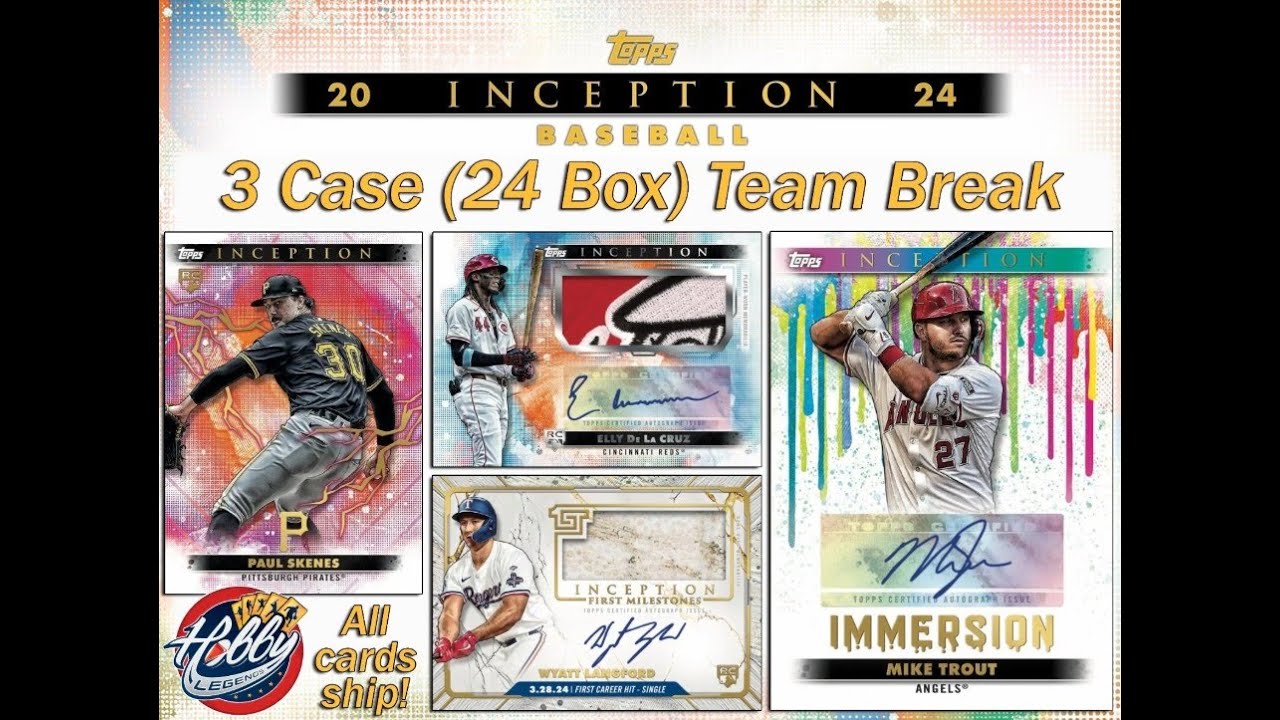 2024 Topps INCEPTION 3 Case (24 Box) TEAM Break #8 eBay 08/16/25 - YouTube