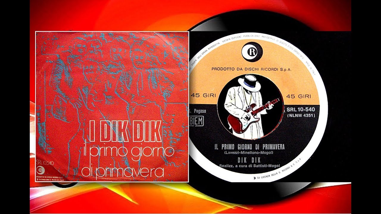 I DIK DIK - Il primo giorno di primavera 1969 - YouTube