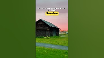 Thumbnail of midnight sun  #sweden #shorts