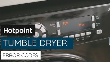 Tumble Dryer Error Codes | by hotpoint