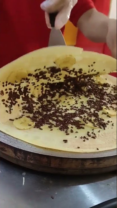 Crepes toping Pisang Coklat || Harga murah