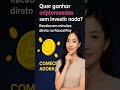 🚀 Ganhei Criptomoedas Sem Investir NADA! 💰 Veja Como! #criptogratis
