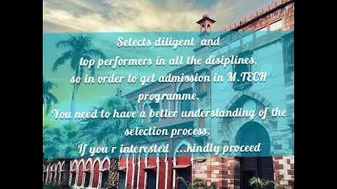 AMU M.TECH Programme Entrance Exam Details # Syllabus# preparation strategy