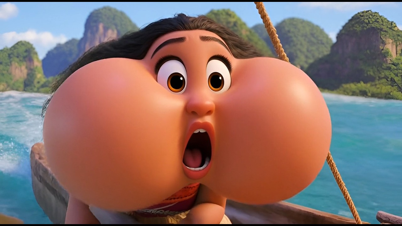 Moana, but it's ruined by AI