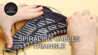 Spiraling Cables Triangle Tutorial