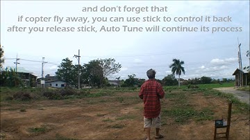 arduCopter 3.2.1 - AUTO TUNE