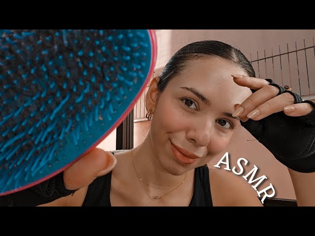 ASMR: ARRUMANDO VOCÊ PRA ACADEMIA 🏋‍♀️