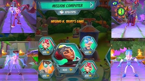 Inferno N.Tropy gang | Exclusive Season | Crash Bandicoot on the run gameplay 🍇🍐