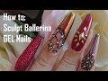 GEL Nails | Sculpted Ballerina | How to, Tutorial | NailsofNorway