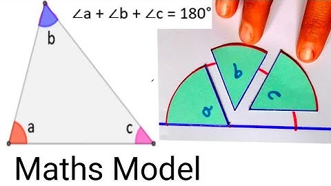 Maths Model | Triangle Sum Theorem | Maths Activity | Maths Project