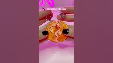 Squid Game Dalgona Couple Keychains #squidgame #diy