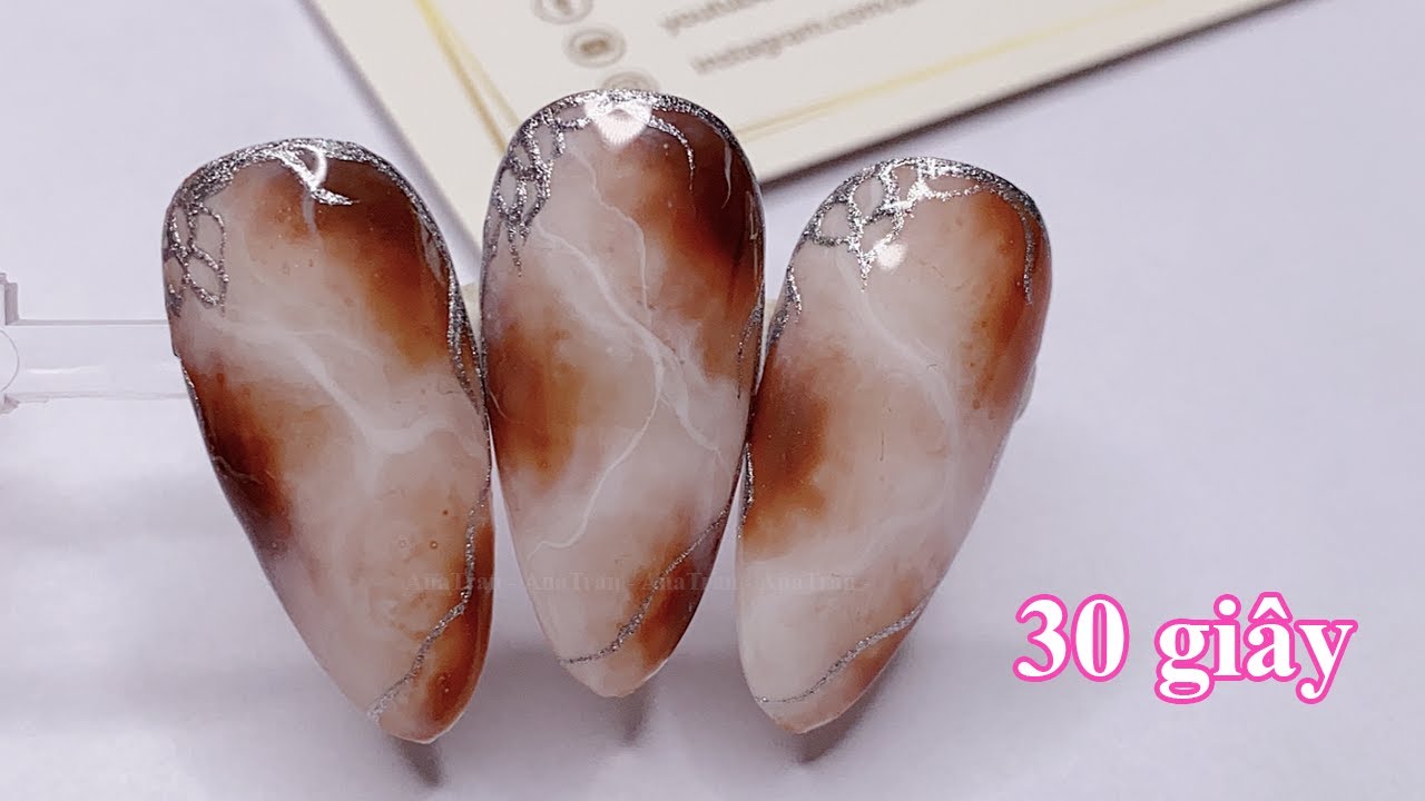 mẫu gel đẹp Update 2022 VÂN ĐÁ CẨM THẠCH - sao cho dể và nhanh ?